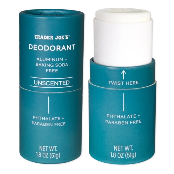 $8❤️‍🔥 Trader Joe’s Unscented Aluminum Free Deodorant 💪🏼 NEW & SEALED - Picture 1 of 3